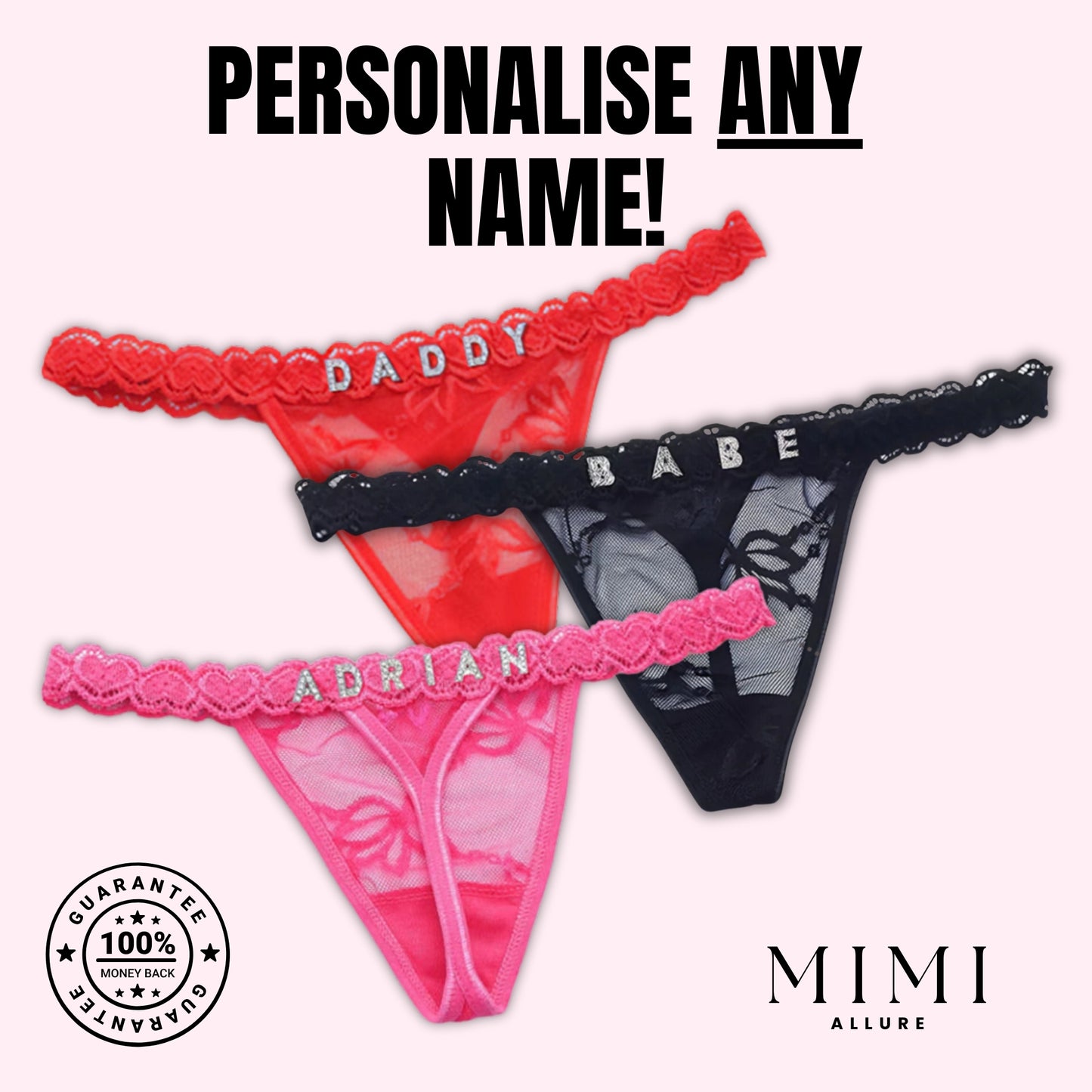 Seductive Personalised Thong